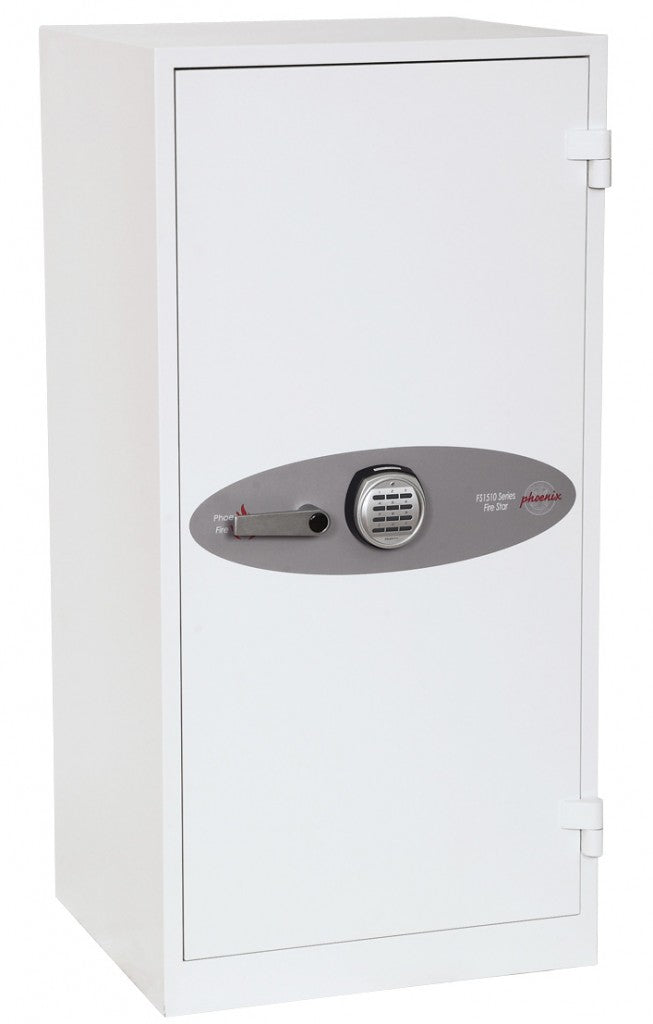 Phoenix Safe Co. Phoenix Feuerschutztresor FS1511E S2 – Elektronikschloss – 230 l – Feuerschutz 30 min – Signalweiss