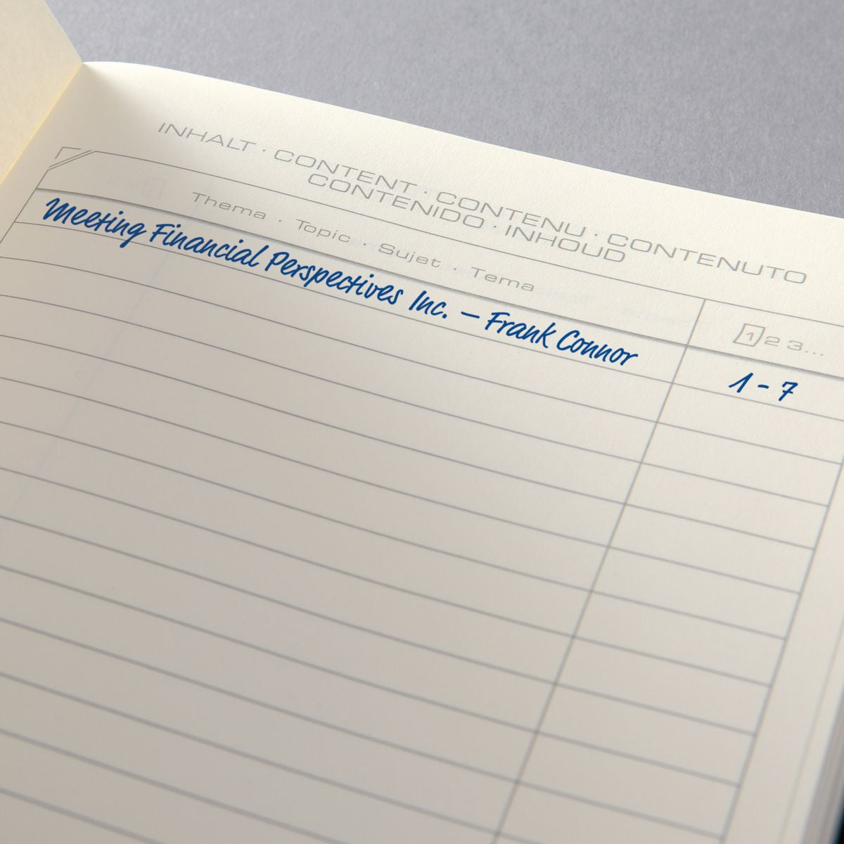 Sigel Notizbuch A5, kariert, Fadenheftung, Hardcover, 194 Seiten, 80 g/m² – Mitternachtsblau