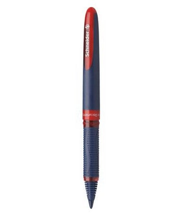 Schneider Schreibgeräte Schneider One Business – Tintenroller, dokumentenecht, mit Kappe, 0,6 mm, Rot