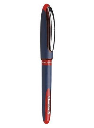 Schneider Schreibgeräte Schneider One Business – Tintenroller, dokumentenecht, mit Kappe, 0,6 mm, Rot