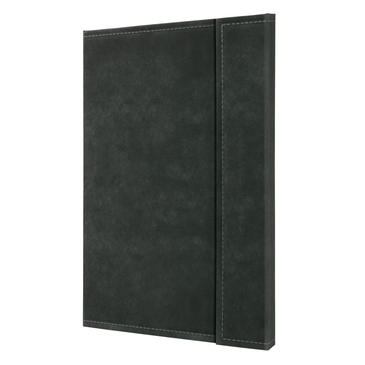 Sigel Notizbuch A4, kariert, Fadenheftung, Hardcover, 194 Seiten, 80 g/m² – dunkelgrau