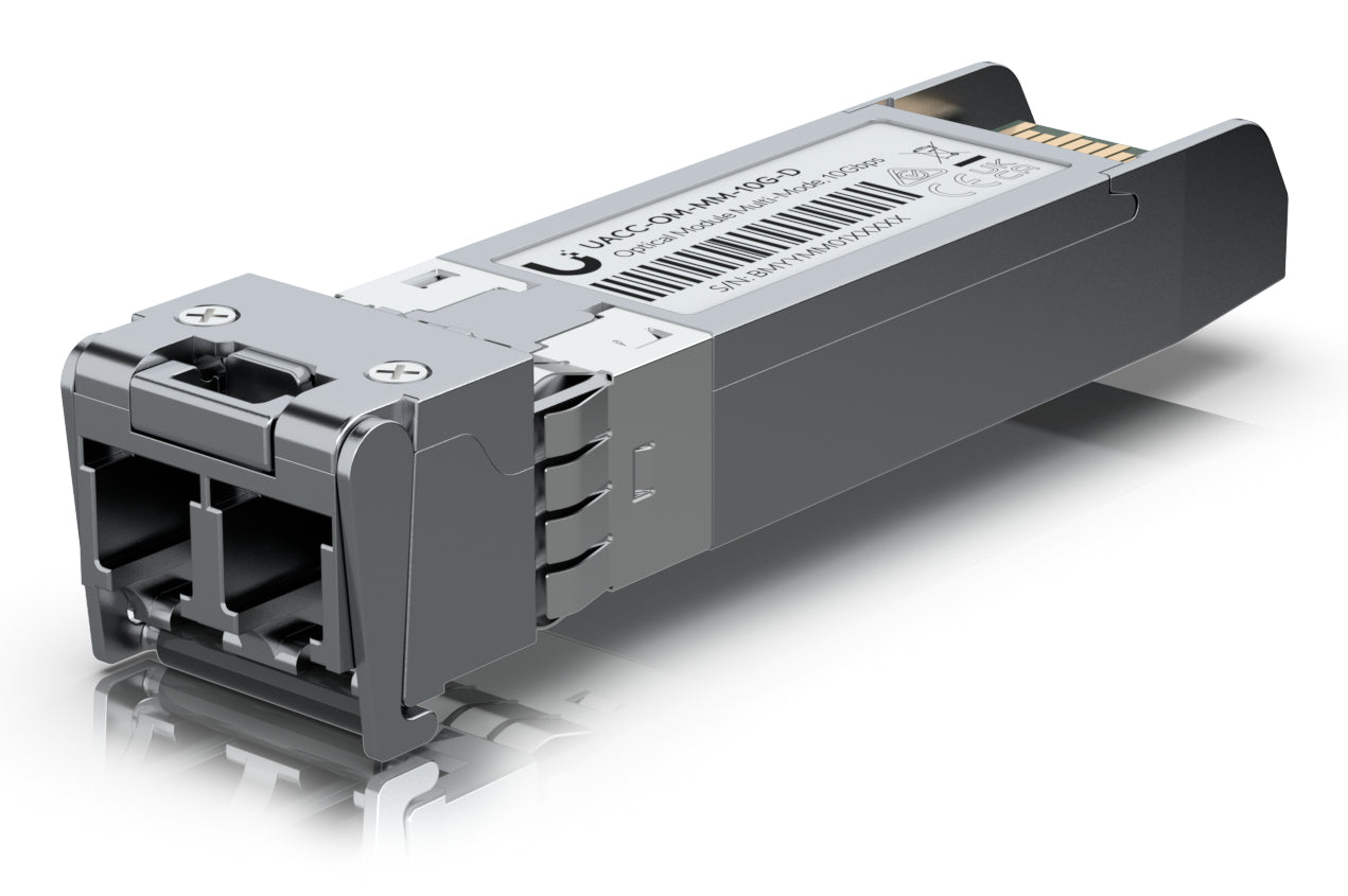 Ubiquiti SFP+ Transceiver – 10G, Multimode (MMF), LC (UPC), 300 m, Silber, 1 Stück