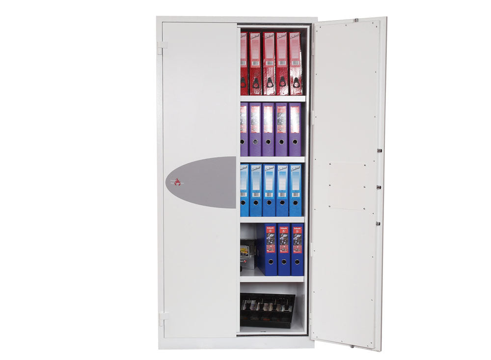 Phoenix Safe Co. Phoenix Wertschutzschrank Fire Ranger FS1513E S2 – Elektronikschloss – 615,0 l – Feuerschutz 30 min – Weiss
