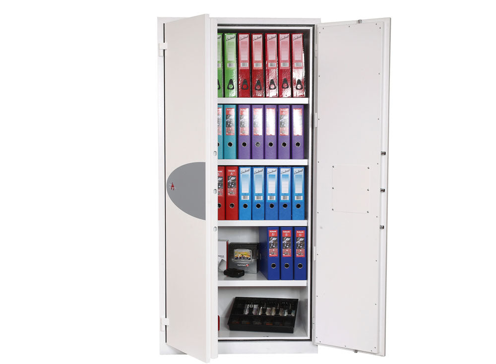 Phoenix Safe Co. Phoenix Wertschutzschrank Fire Ranger FS1513E S2 – Elektronikschloss – 615,0 l – Feuerschutz 30 min – Weiss