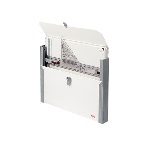 Rotring Zeichenbrett Rapid – A3, 297 × 420 mm, weiss, Kunststoff, mit Transportkoffer