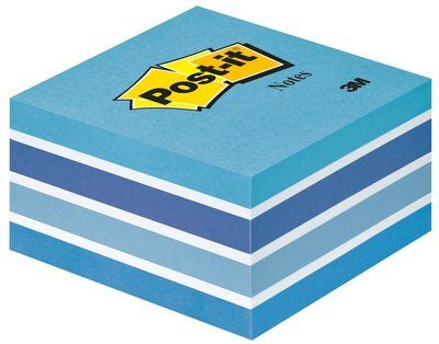 Post-it Haftnotizen – 76×76 mm – pastellblau, 450 Blatt, PEFC