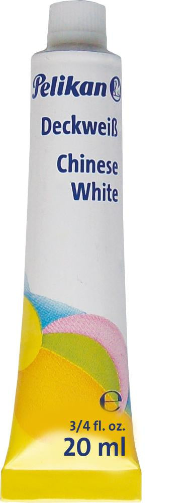 Pelikan Deckweiss – Weiss – 20 ml – für Deckfarbkasten 735 K12, K24 und ProColor