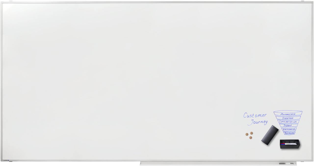 Legamaster Professionelles Whiteboard – Emaille, magnetisch – 300 × 155 cm