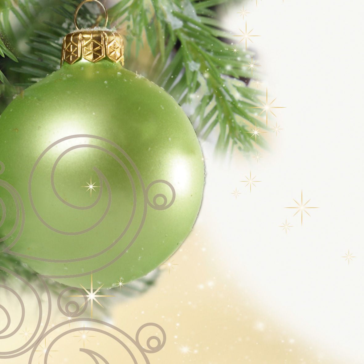 Sigel Weihnachts-Couvert C5/6, ohne Fenster, Nassklebung, grün, 90 g/m² – 50 Stk.
