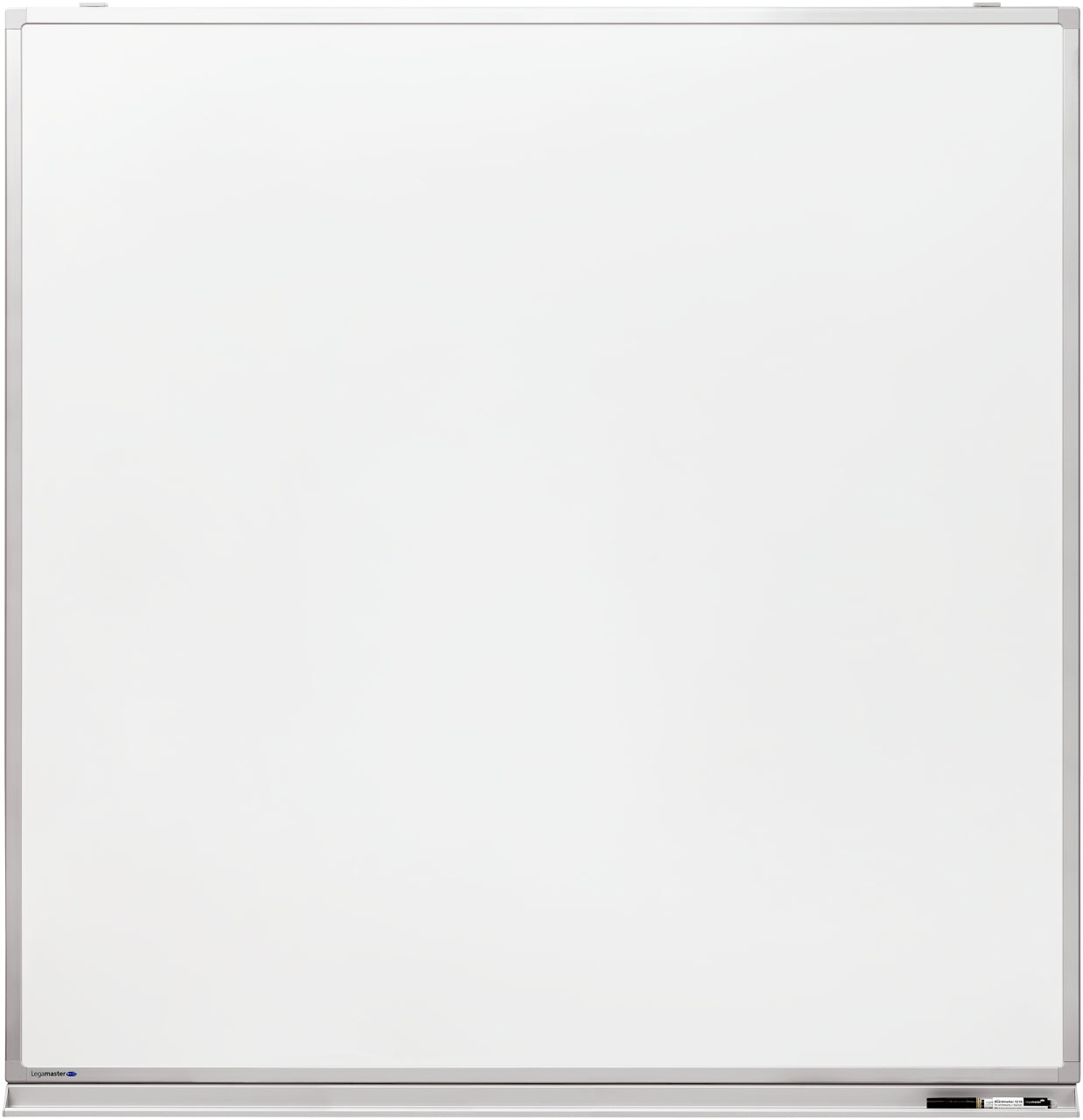 Legamaster Whiteboard – 120 × 120 cm, Emaille, magnetisch, Aluminiumrahmen, Wandmontage