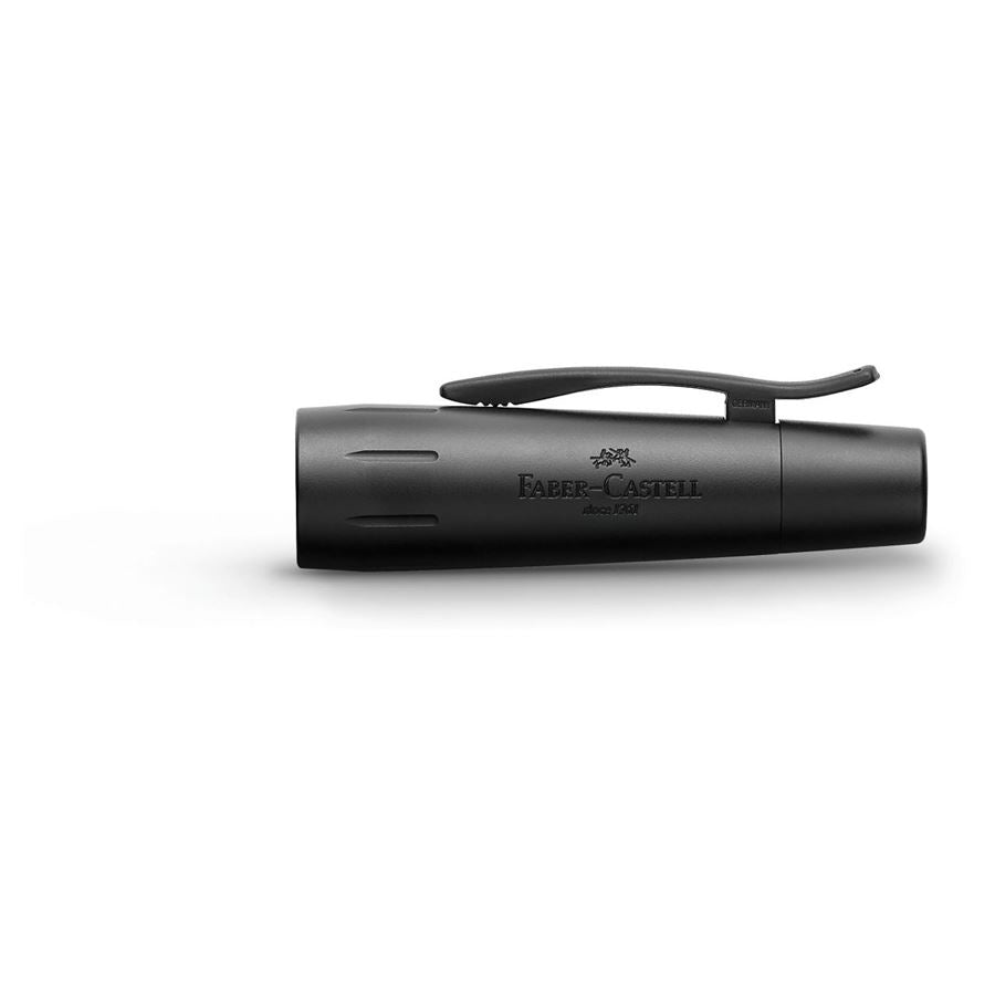 Faber-Castell e-motion Pure – Federspitze M – für Rechts- & Linkshänder – schwarz – Patronen