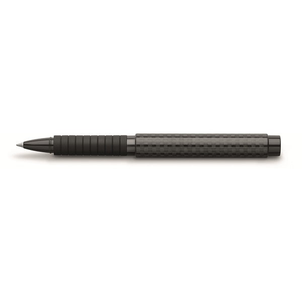 Faber-Castell Essentio Carbon – Tintenroller, Schwarz, mit Kappe