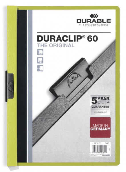 Durable Konferenzmappe – A4, Kunststoff, Grün