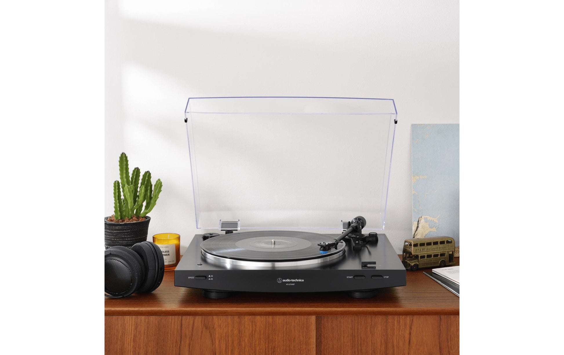 Audio-Technica AT-LP3XBTBK – Plattenspieler – Phono-Vorverstärker, Bluetooth – Schwarz