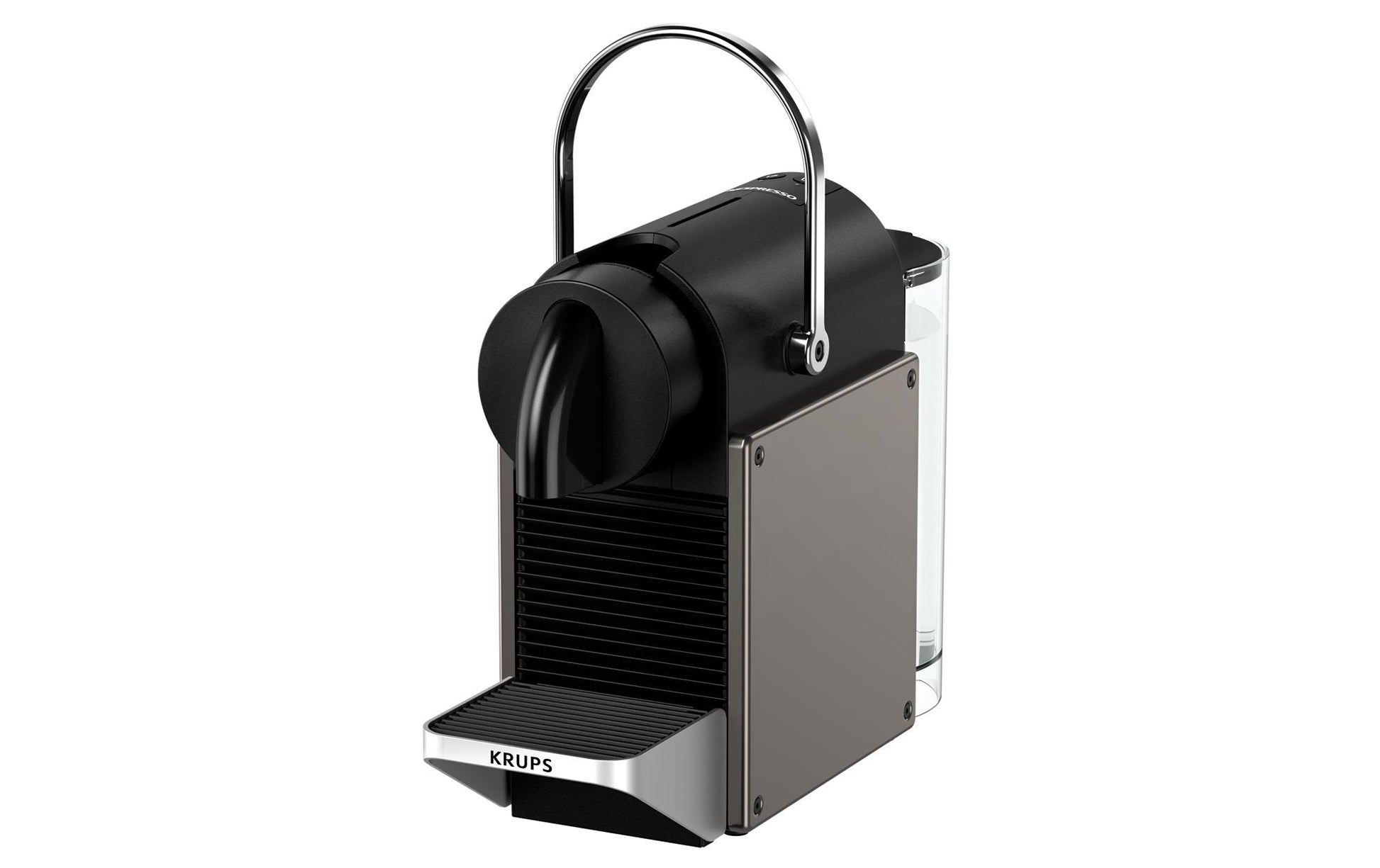 Krups Pixie Kapselmaschine – für Nespresso-Kapseln, 19 bar, 700 ml, Titanium