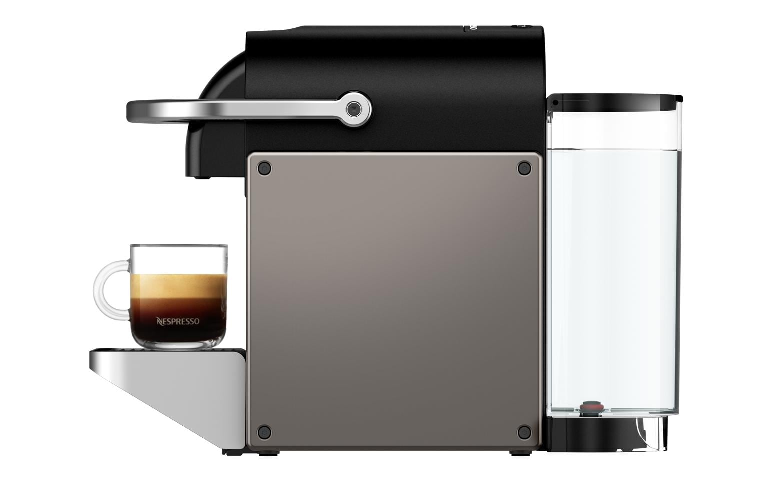 Krups Pixie Kapselmaschine – für Nespresso-Kapseln, 19 bar, 700 ml, Titanium