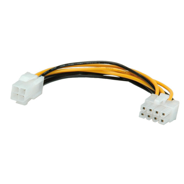 ROLINE Internes Stromkabel ATX12V-P4 zu PCIe 8-polig – 0,15 m, mehrfarbig