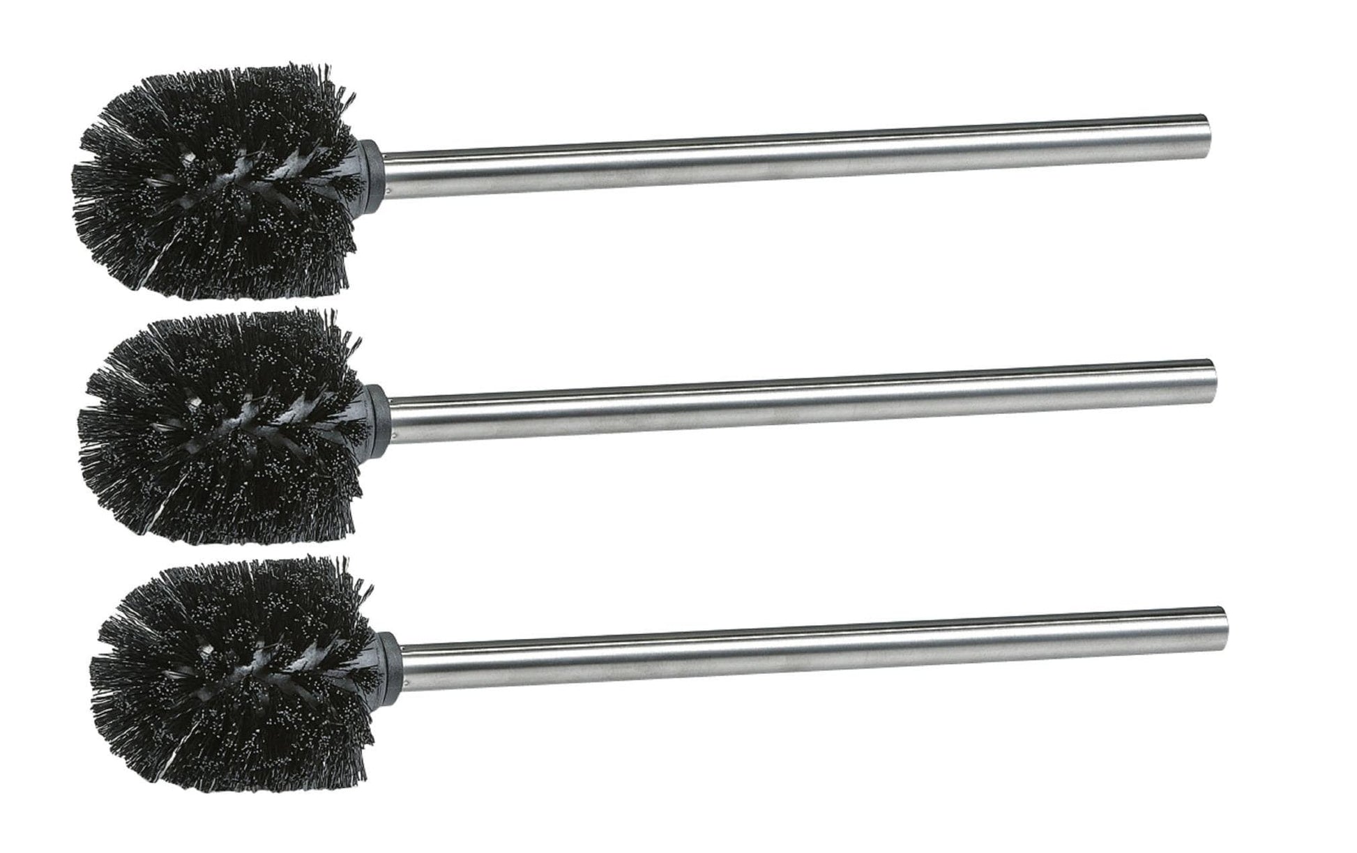 Zeller Present Ersatzbürstenkopf – Edelstahl, Schwarz, H 39,5 cm
