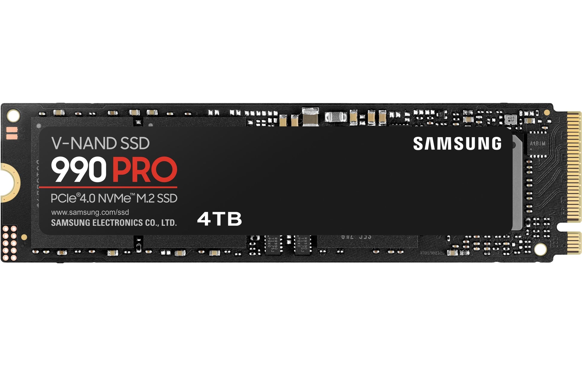 Samsung 990 PRO 4 TB – M.2 2280, PCIe 4.0 x4 NVMe, 7450/6900 MB/s