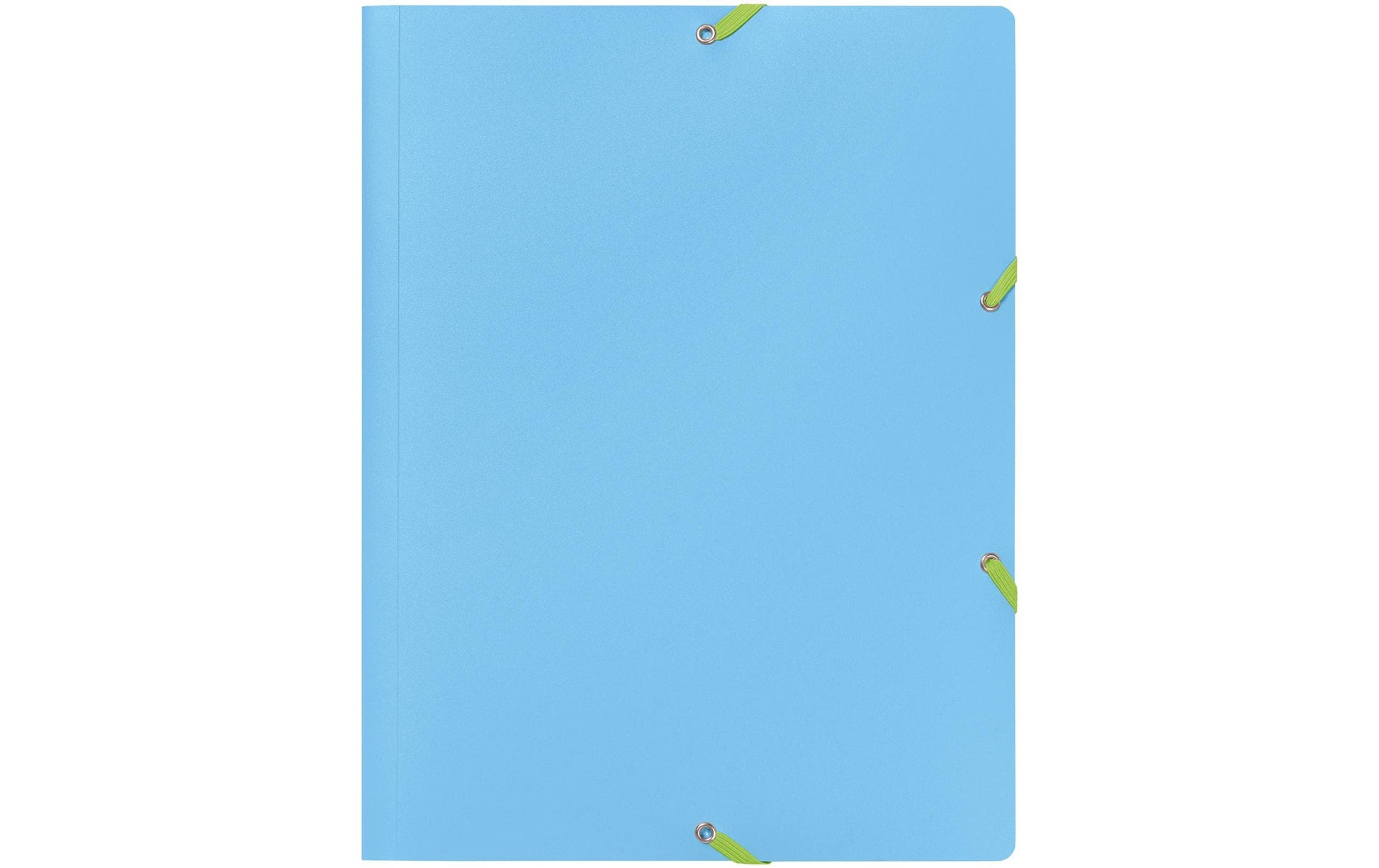 Kolma Sammelmappe für A4, Kunststoff, blau/grün, mit Gummizug