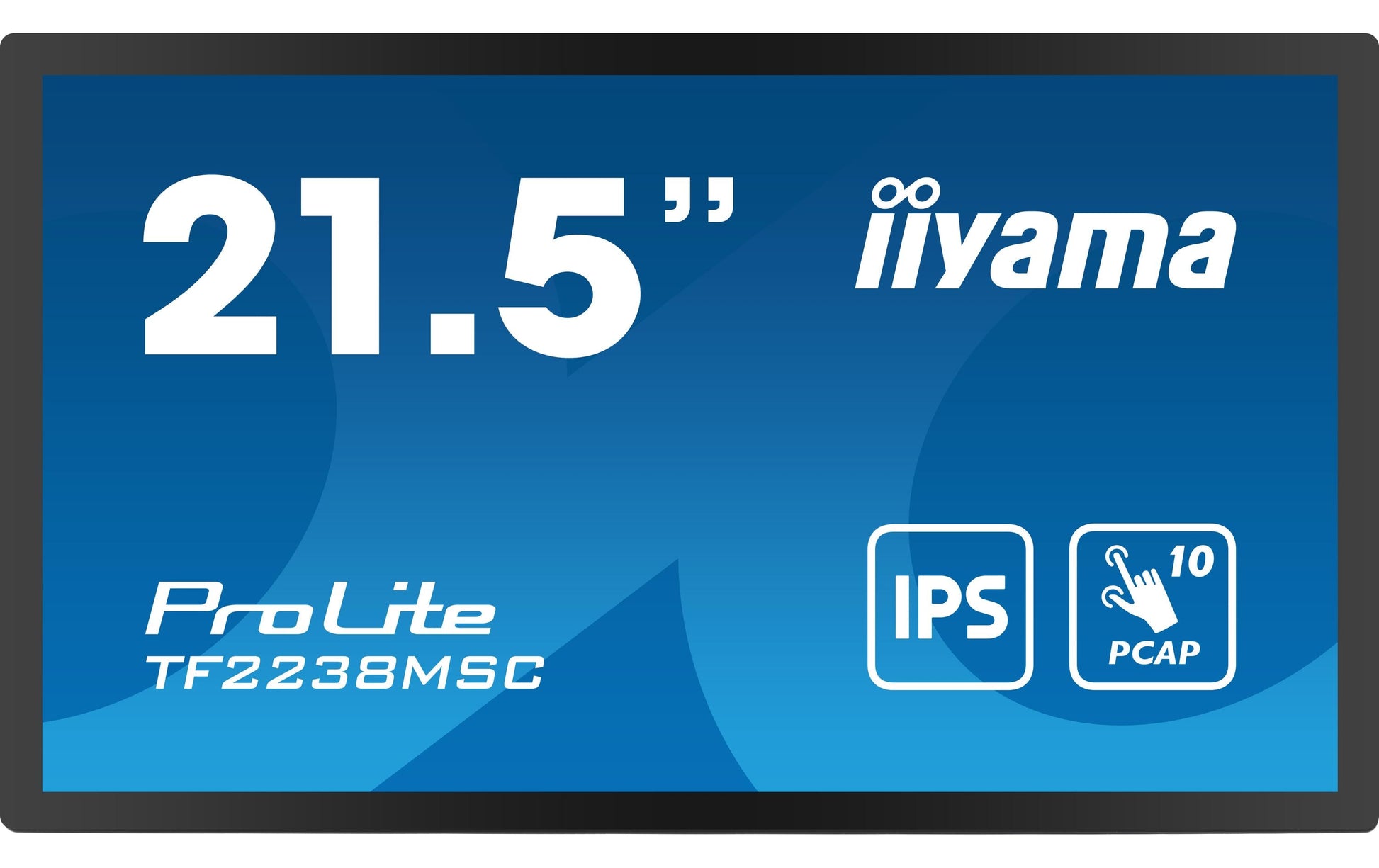 iiyama TF2238MSC-B1 – Interaktives Touch-Display, 21,5", PCAP (10-Punkt), Anti-Fingerprint-Beschichtung