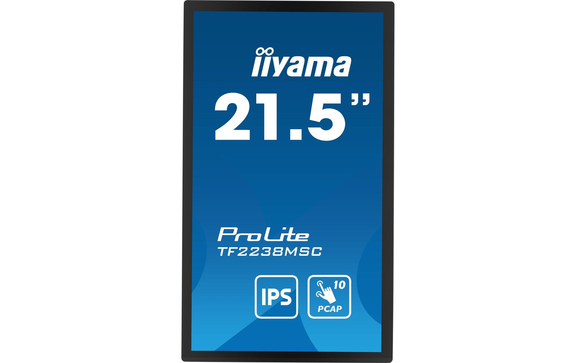 iiyama TF2238MSC-B1 – Interaktives Touch-Display, 21,5", PCAP (10-Punkt), Anti-Fingerprint-Beschichtung