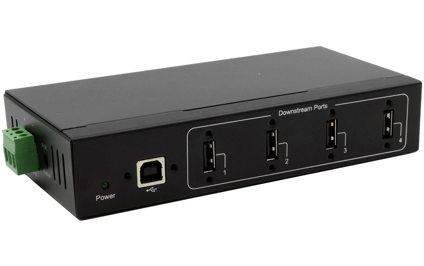 EXSYS EX-11214HMVS USB-Hub – USB-B, 4× USB-A (USB 2.0)