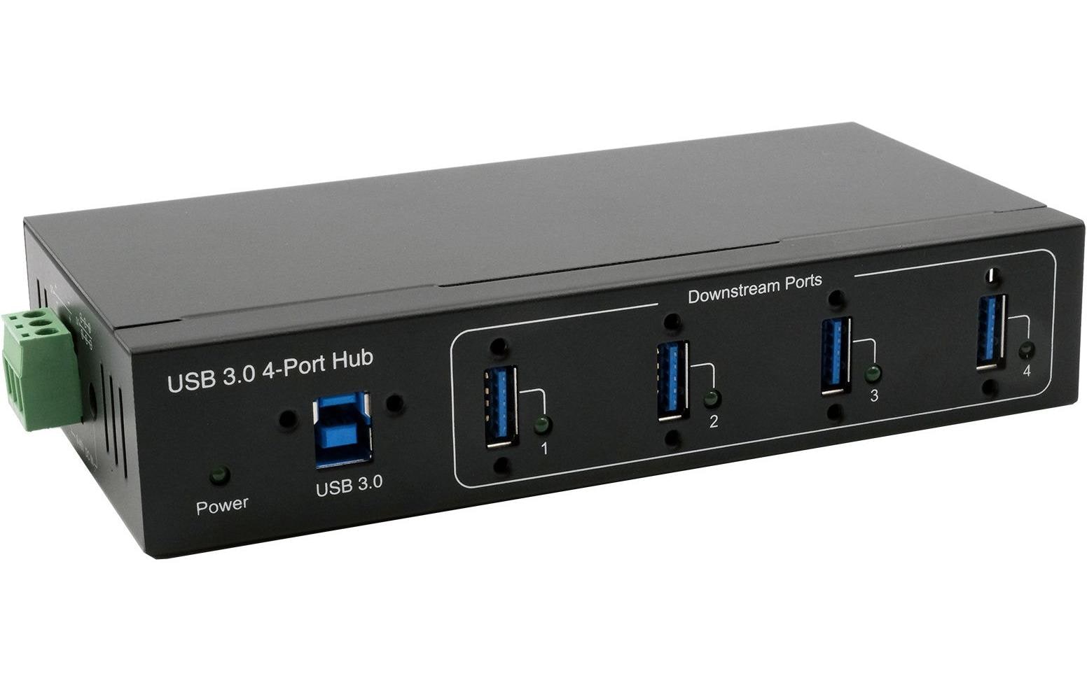 EXSYS EX-11224HMVS USB-Hub – USB-B, 4× USB-A