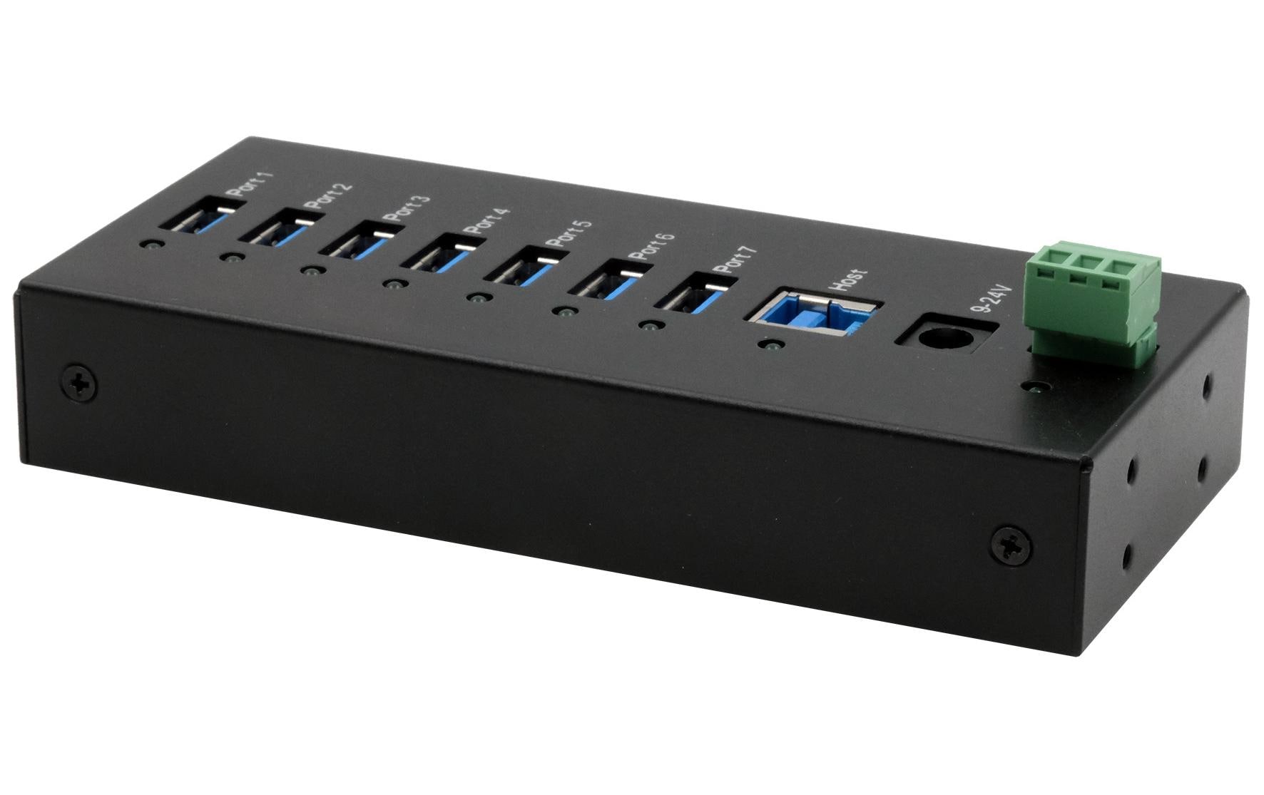 EXSYS EX-11247HMS USB-Hub – USB 3.0, 7× USB-A
