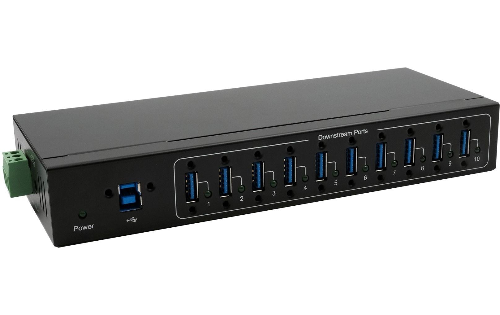 EXSYS EX-11220HMVS USB-Hub – USB 3.0, 10× USB-A