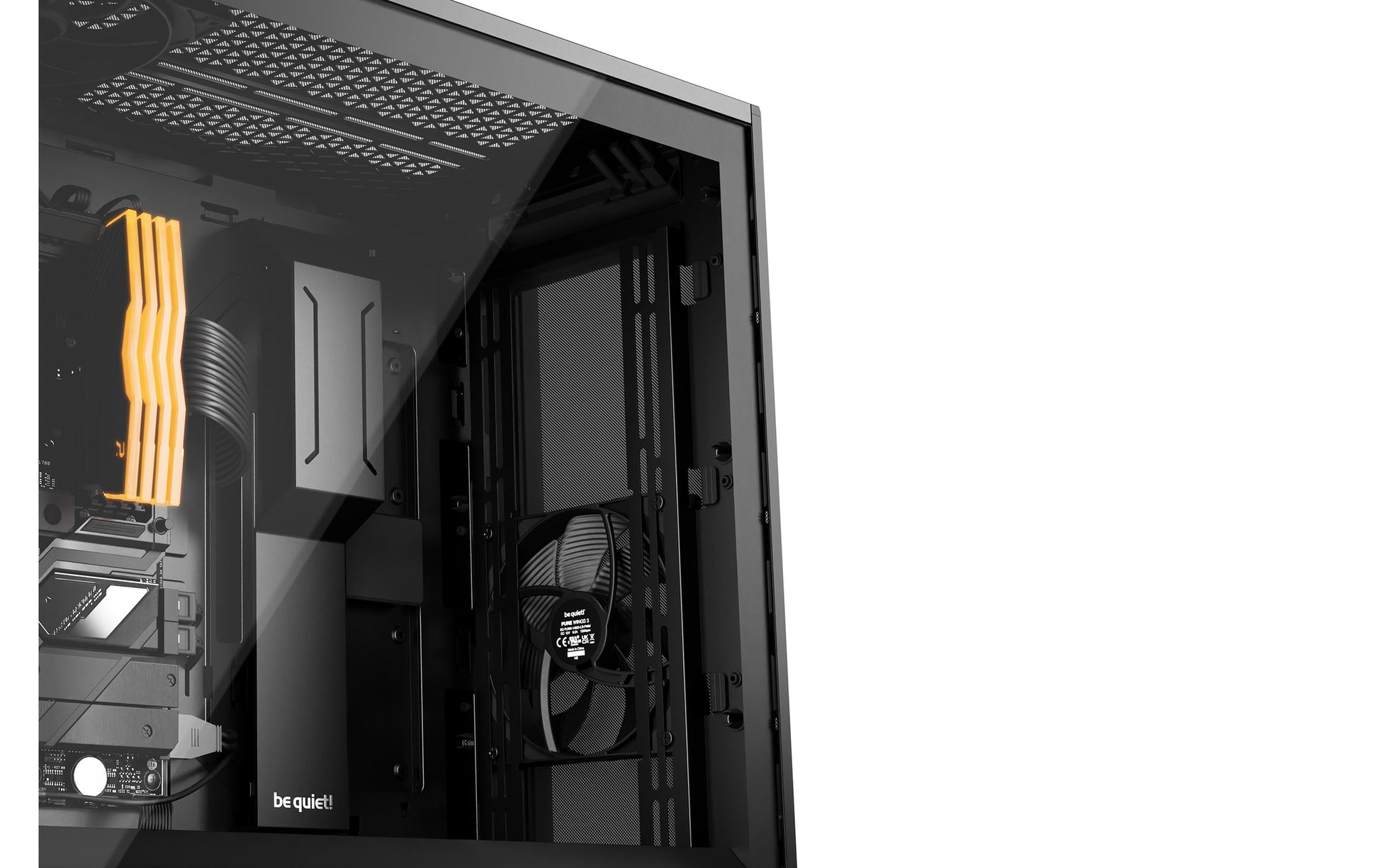 be quiet! be quiet Shadow Base 800 – PC-Gehäuse – für ATX, EATX, micro-ATX, Mini-ITX, max. GPU 43 cm, Schwarz