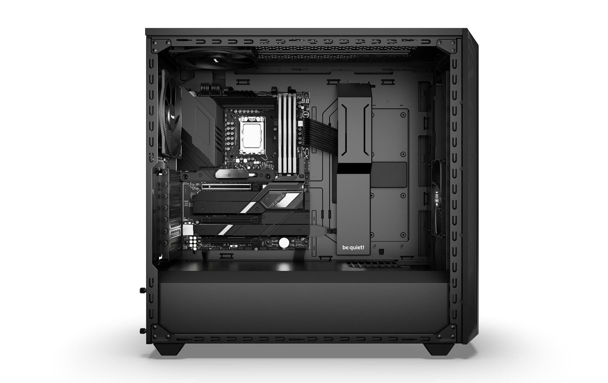 be quiet! be quiet Shadow Base 800 – PC-Gehäuse – für ATX, EATX, micro-ATX, Mini-ITX, max. GPU 43 cm, Schwarz