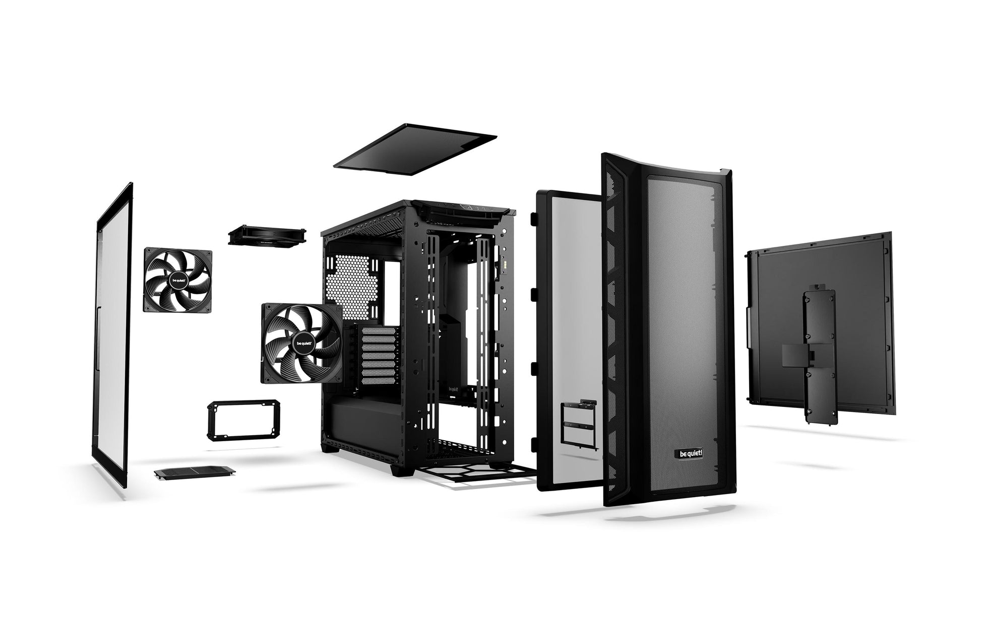 be quiet! be quiet Shadow Base 800 – PC-Gehäuse – für ATX, EATX, micro-ATX, Mini-ITX, max. GPU 43 cm, Schwarz