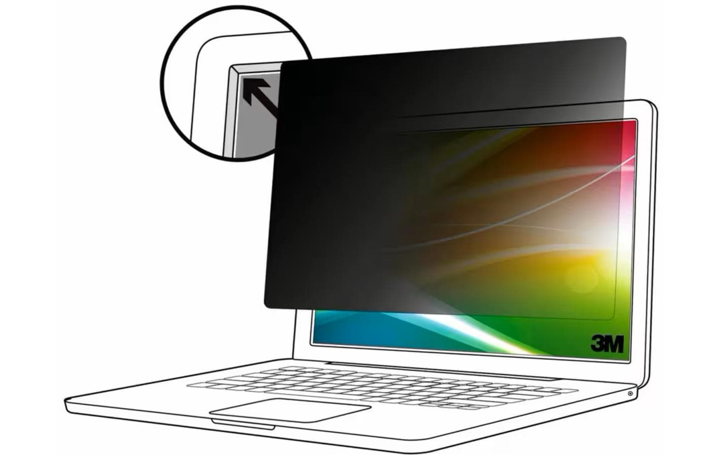 3M Displayschutz für 14" Laptop (16:9)