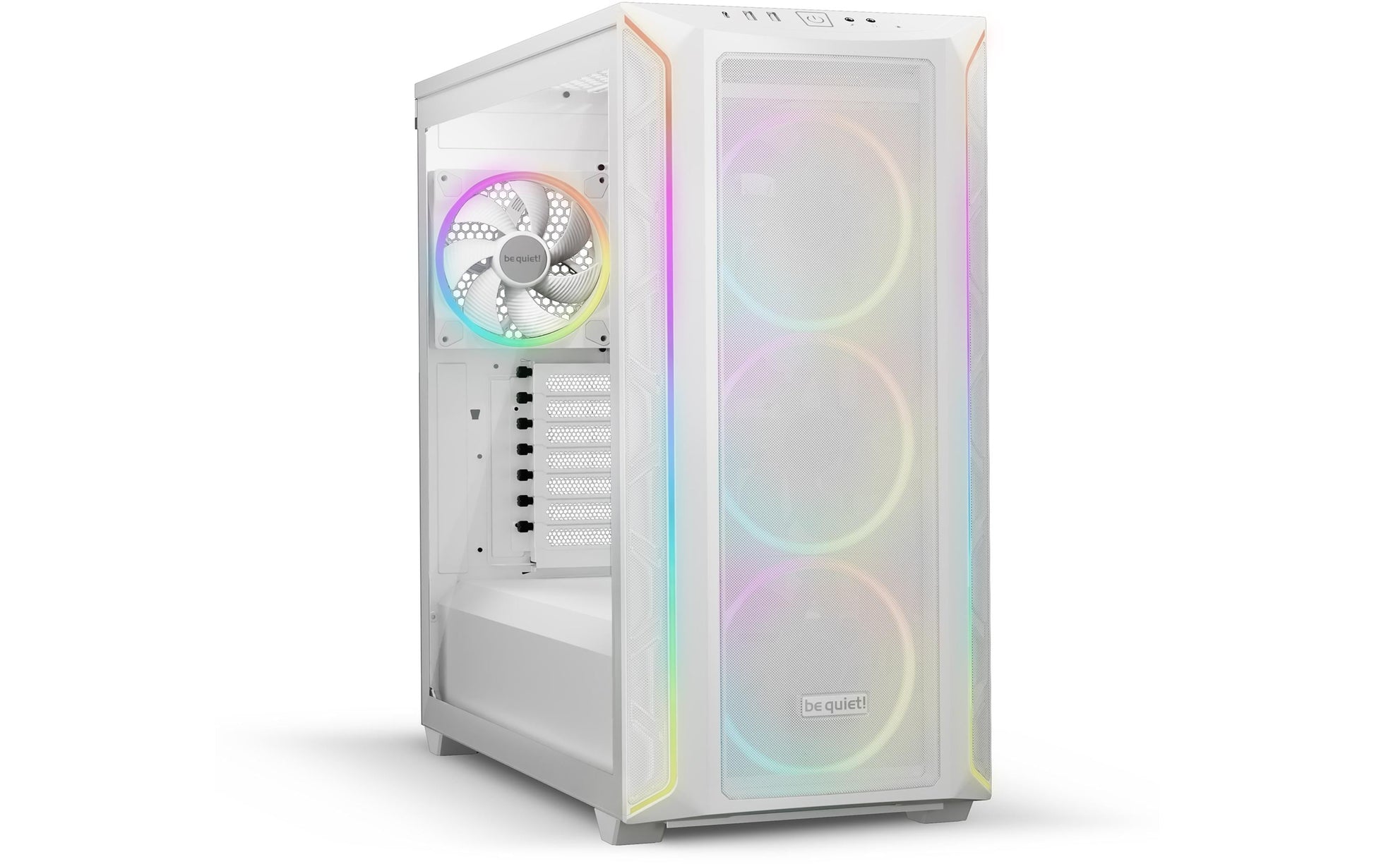 be quiet! be quiet Shadow Base 800 FX – Midi-Tower – Weiss, ATX/EATX/mATX/Mini-ITX, 3×140 mm, Seitenfenster
