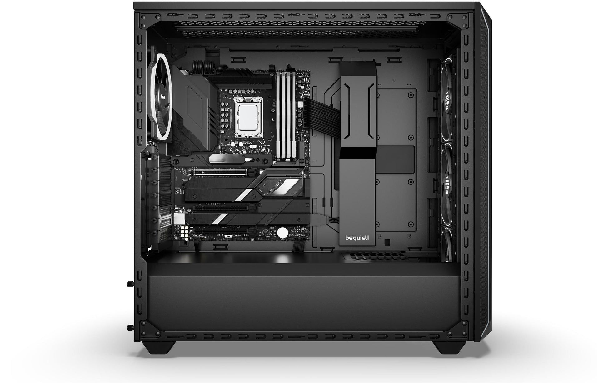 be quiet! be quiet Shadow Base 800 FX – PC-Gehäuse – Schwarz, für ATX/E-ATX/mATX usw., 3×140/1×140 mm