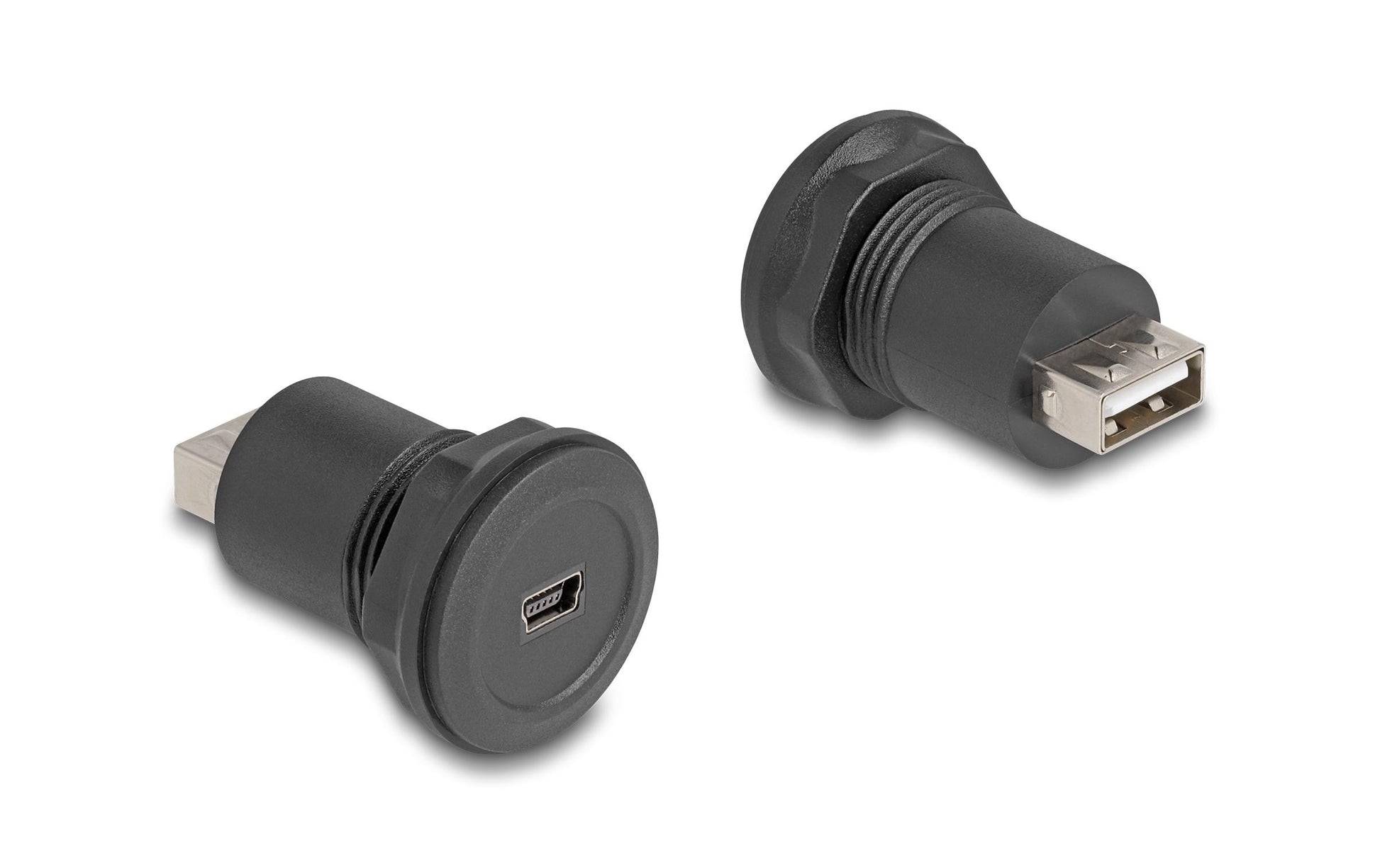 DeLOCK USB-Adapter Mini-USB-B auf USB-A – USB 2.0 (480 Mbit/s) – Schwarz