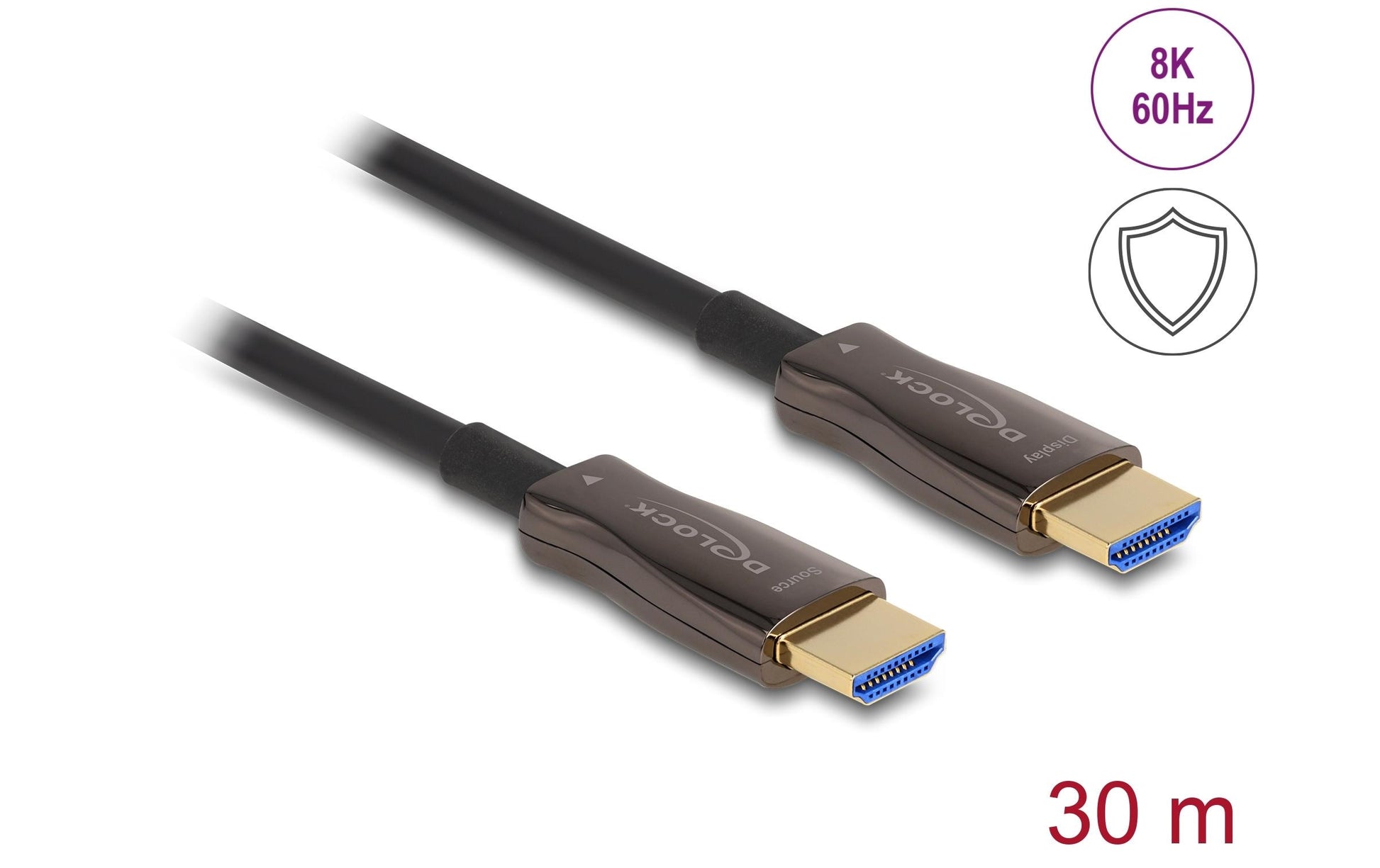 DeLOCK HDMI-Kabel, HDMI/HDMI, Schwarz, 1 Stück