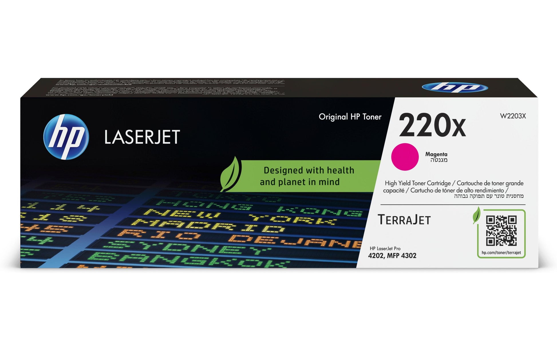 HP Toner 220X – magenta, 5500 Seiten