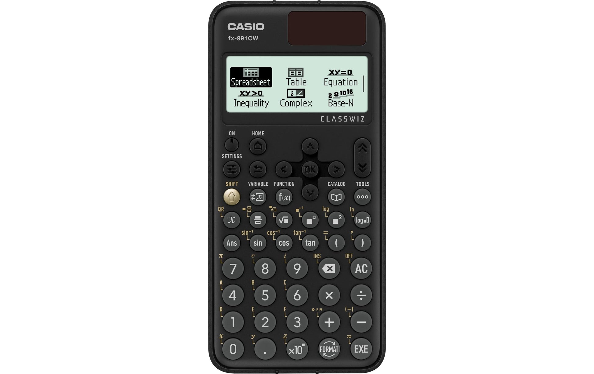 Casio Taschenrechner FX-991CW – 12-stellig, LCD, Batterie, Schwarz, 77×107×162 mm