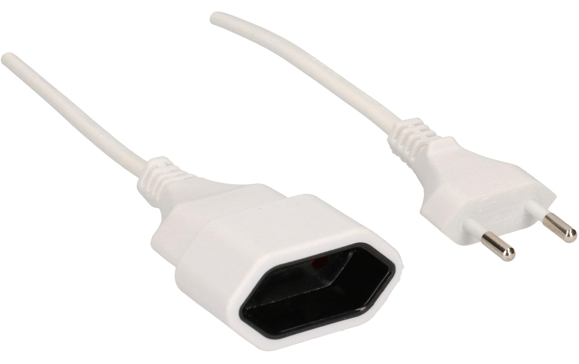 Max Hauri AG Max Hauri Verlängerungskabel – T11–T11, 3 m, 2×1 mm², weiss