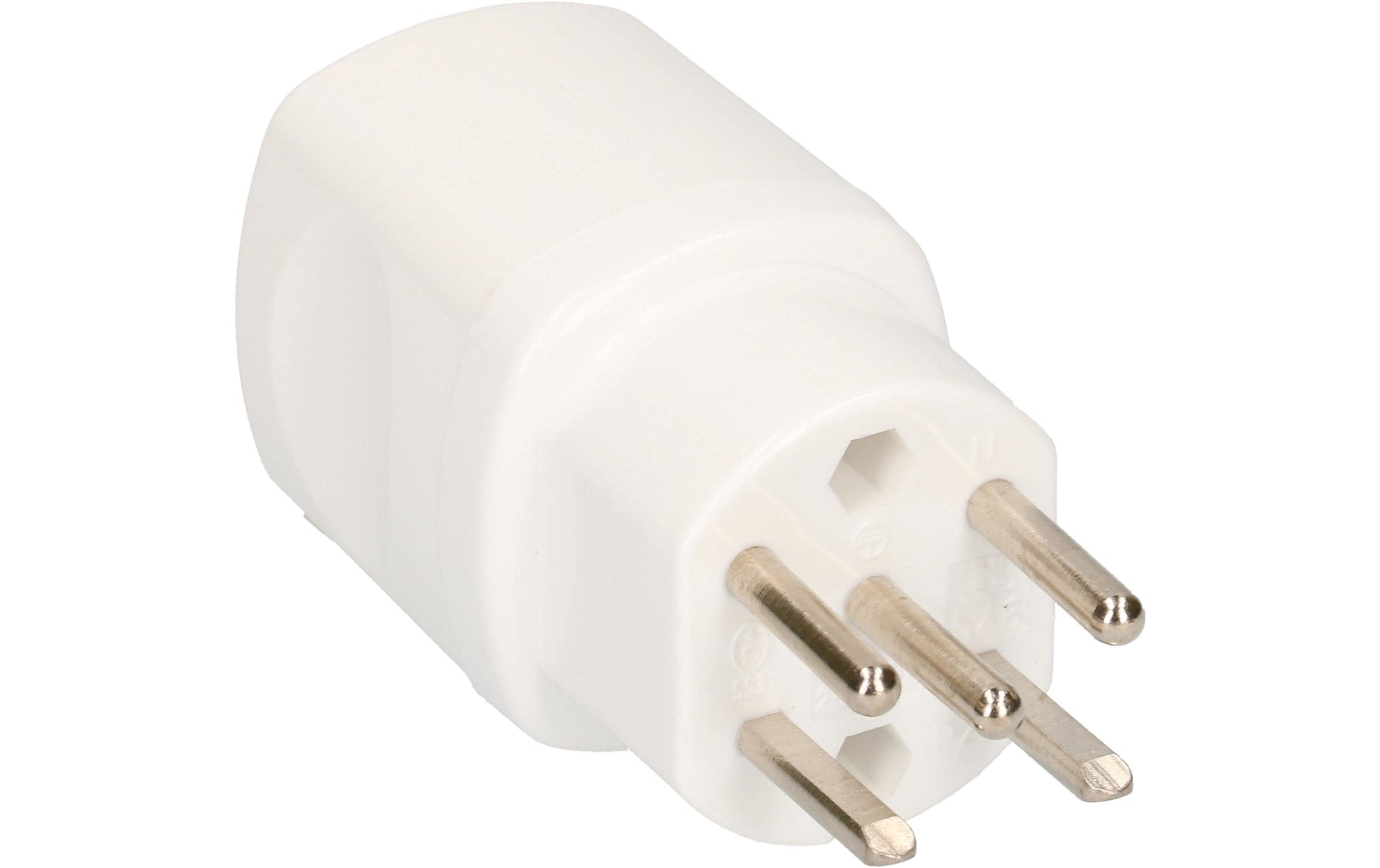 Max Hauri AG Max Hauri Adapterkabel, T15–NEMA 5-15, 5-polig, 10 A 400 V, 80×38×41 mm – weiss