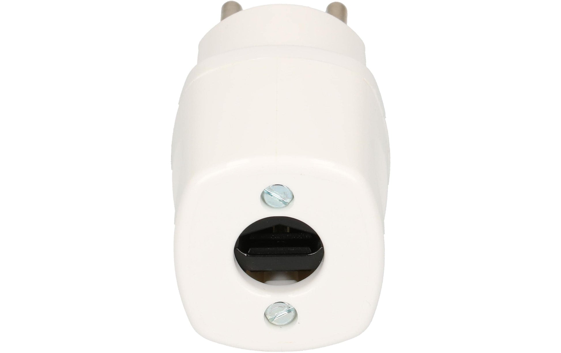 Max Hauri AG Max Hauri Adapterkabel, T15–NEMA 5-15, 5-polig, 10 A 400 V, 80×38×41 mm – weiss