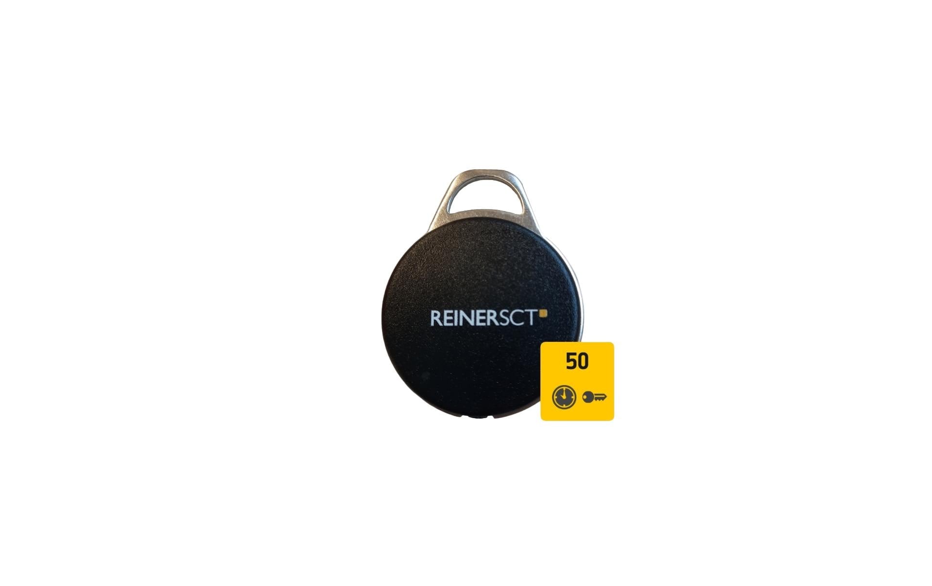 Reiner SCT RFID-Chip-Schlüssel timeCard Transponder 50 (DES) EV3 – 34 × 34 × 5 mm