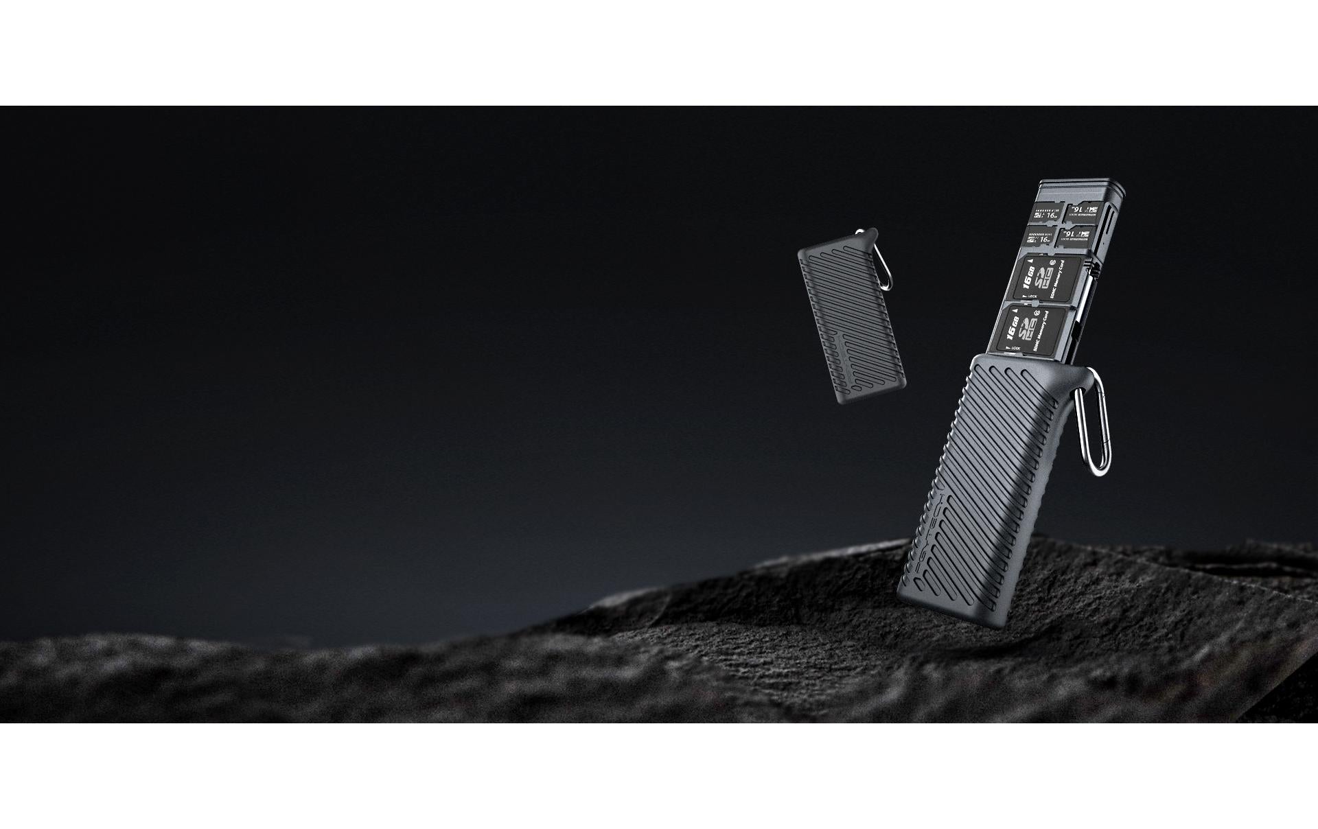 PGYTECH P-GM-163 Kartenleser – SD, microSD – USB-C 3.2 Gen 1 – für Kameras, Smartphones, Drohnen und mehr