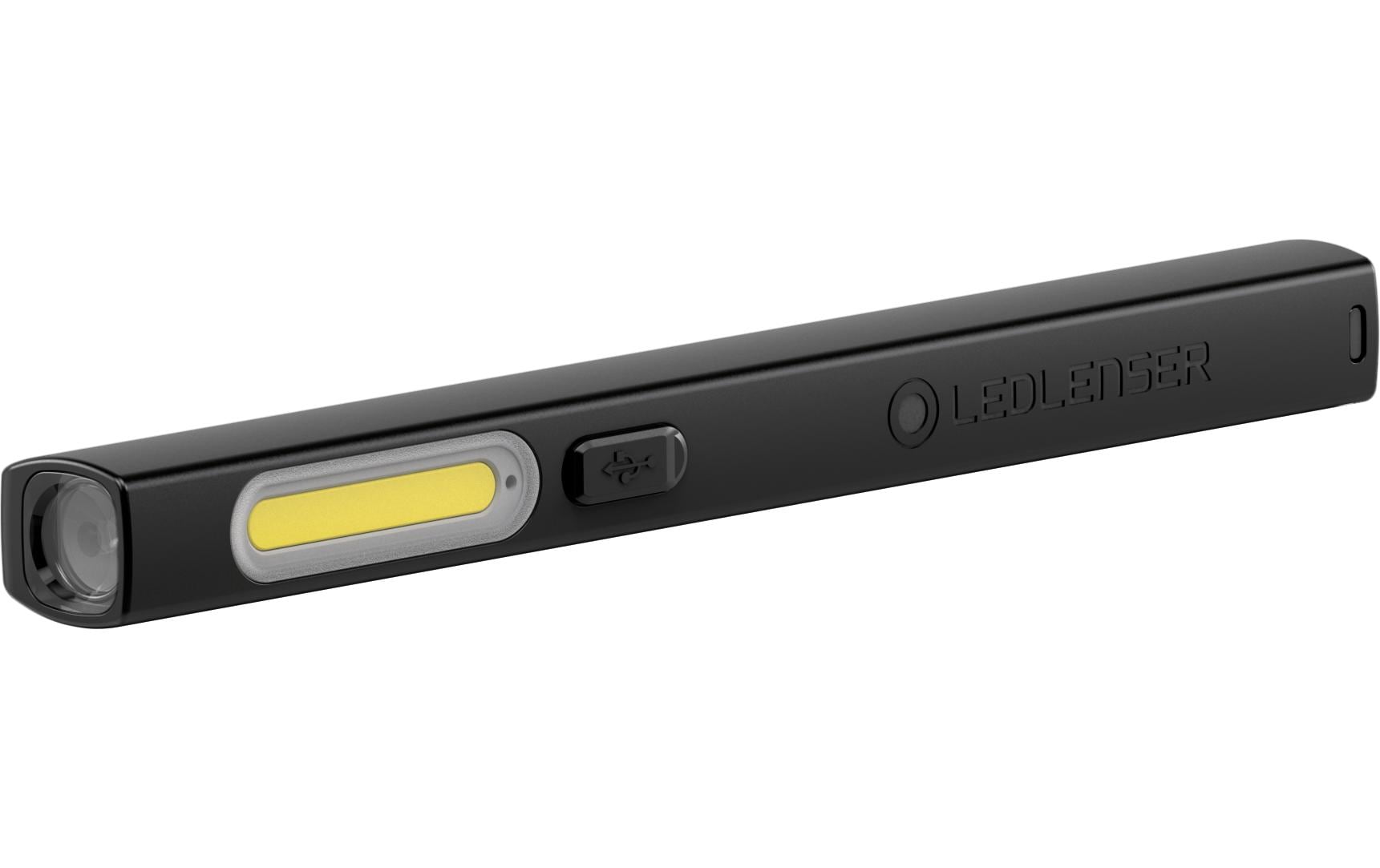 Ledlenser Taschenlampe W2R Work – 220 lm, 60 m, IP54, USB-C, Akku – Schwarz