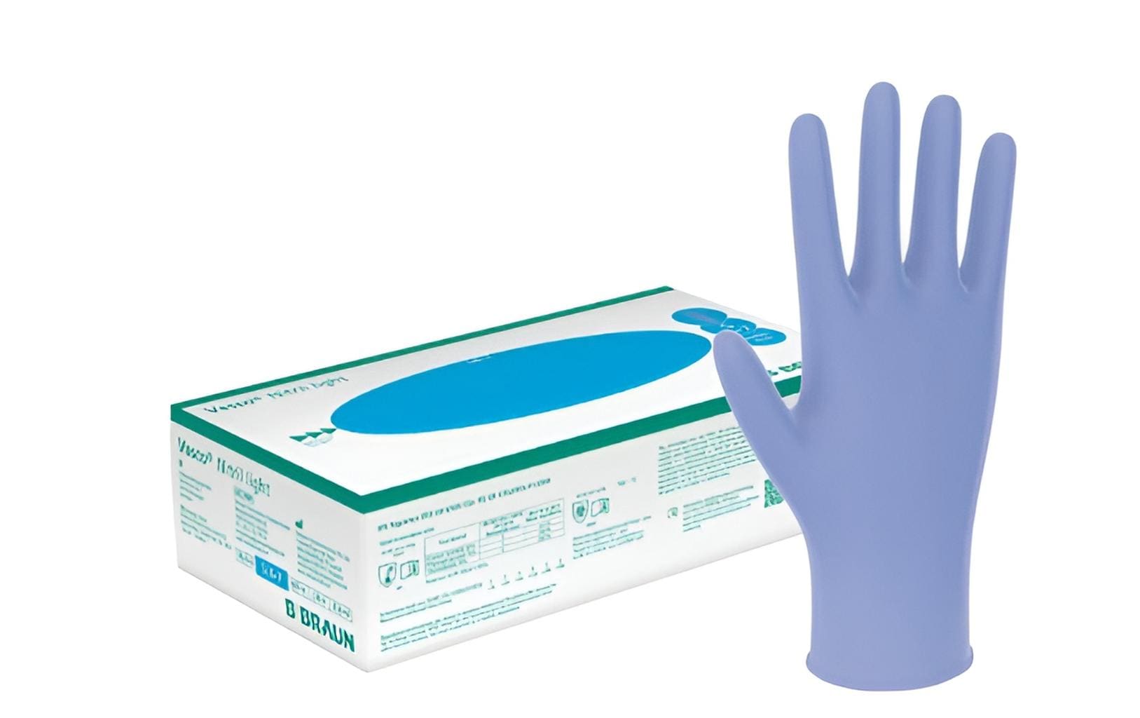 B. Braun – Einweghandschuhe Nitril, Vasco Nitril Light – XS, 50 Paar – Lavendel