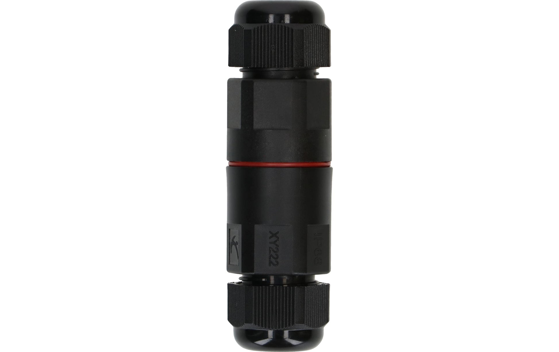 Max Hauri AG Max Hauri Kabelverbinder, IP68, 3-polig, 16 A, 250 V, Schraubklemme, 91×30 mm – schwarz