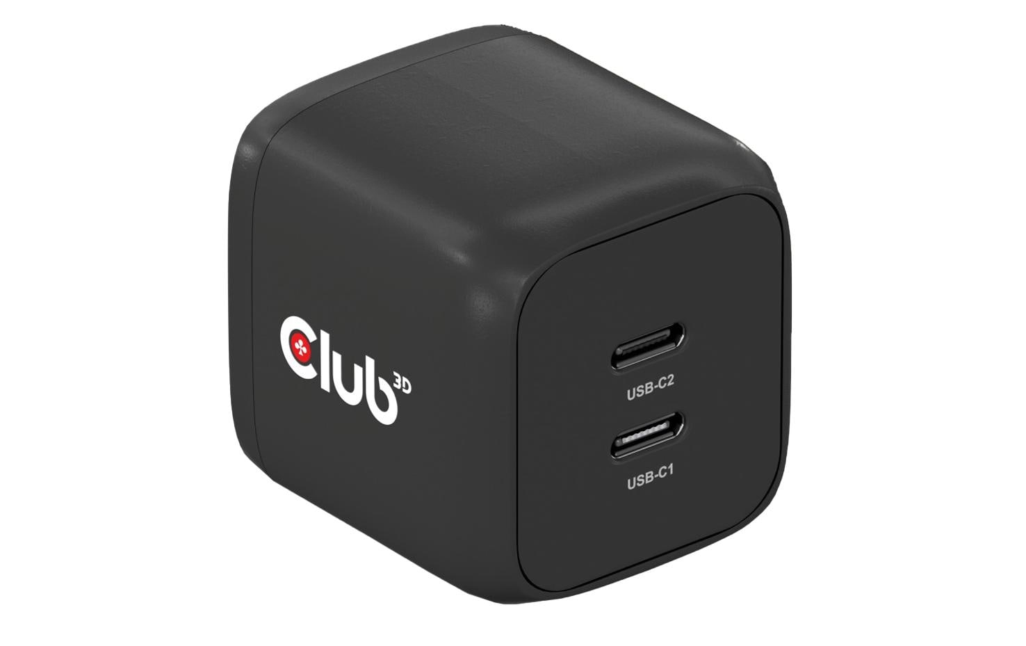 CLUB3D Club 3D USB-Ladegerät 100 W – USB-C×2 – PD, PPS, GaN