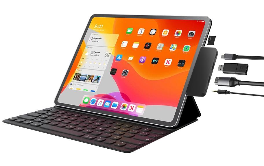 EXSYS EX-1222HM Dockingstation – USB-C, HDMI, USB-A, 87 W PD, microSD, 3,5 mm Audio, für Windows/Mac/Linux